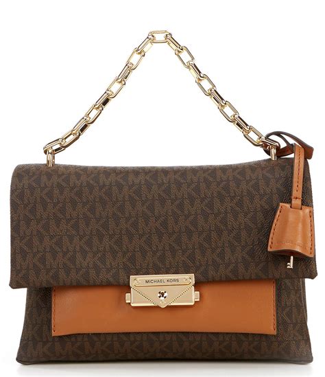 michael kors shoulder bag dark brown|Michael Kors small brown purse.